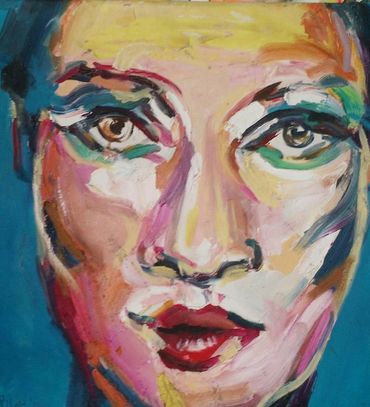 Kate Moss
49 X 49 cm	- not for sale - 			
Mixed media/canvas
Women Collection

