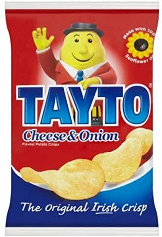 Tayto Cheese and Onion crisps bag