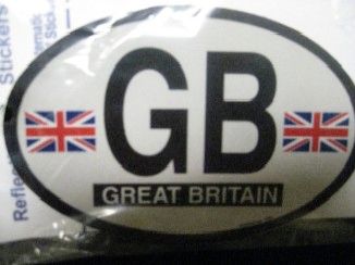 GB Oval Decal