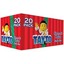 Tayto Box of 18 Cheese and Onion Crisps