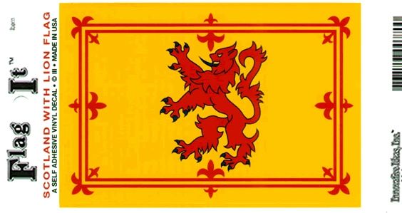 Scotland Lion Decal