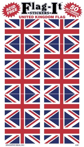 Union Jack Mini Stickers (50)