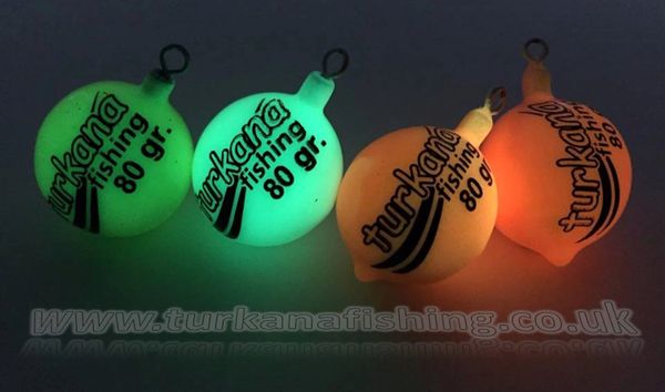 BALL LEADS WITH MOST DURABLE LUMINOUS ( GLOWING ) RUBBER COAT