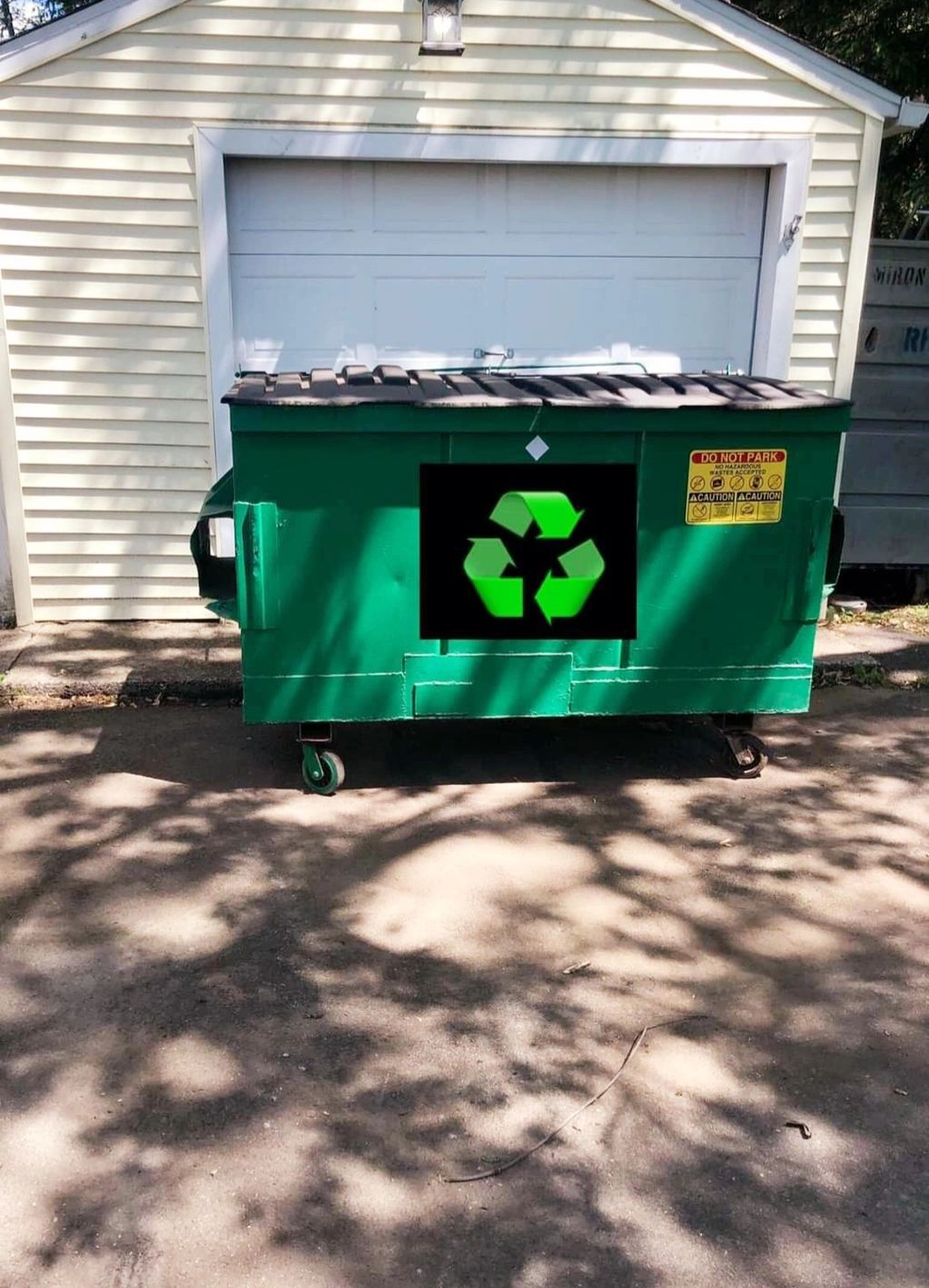 Clean Dumpster Area