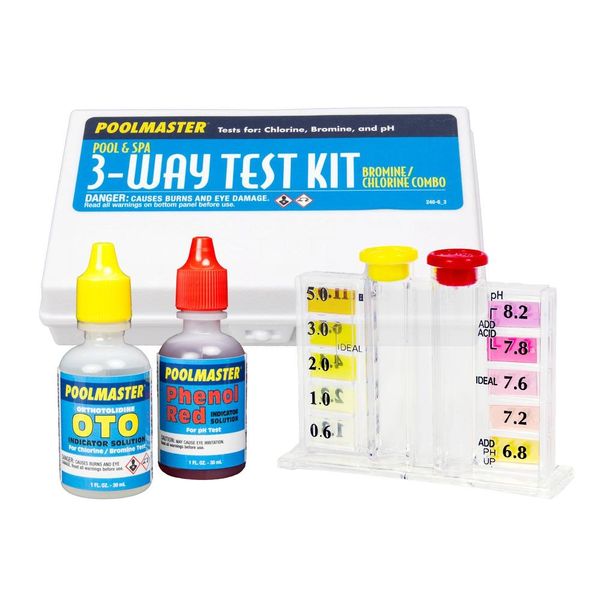 Poolmaster 3 Way Test Kit with Case | Blue Dolphin Pools ...