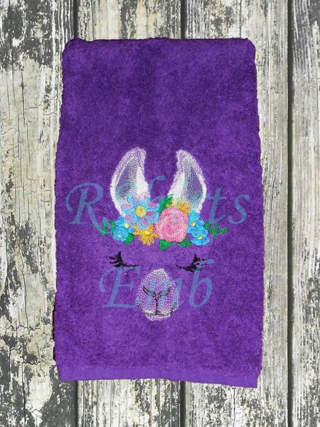 Llama Face Hand Towel