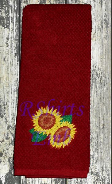 Sunflowers Dish Towel