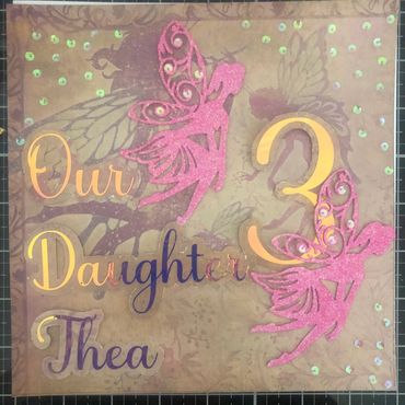 Designed for a mum and dad and their amazing daughter’s third birthday 