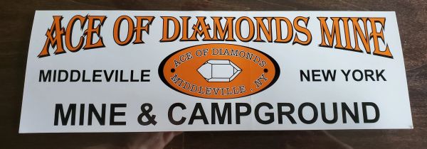 Ace of Diamonds Mine Bumper Sticker