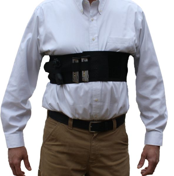 Side Draw Belly Band Gun Holster