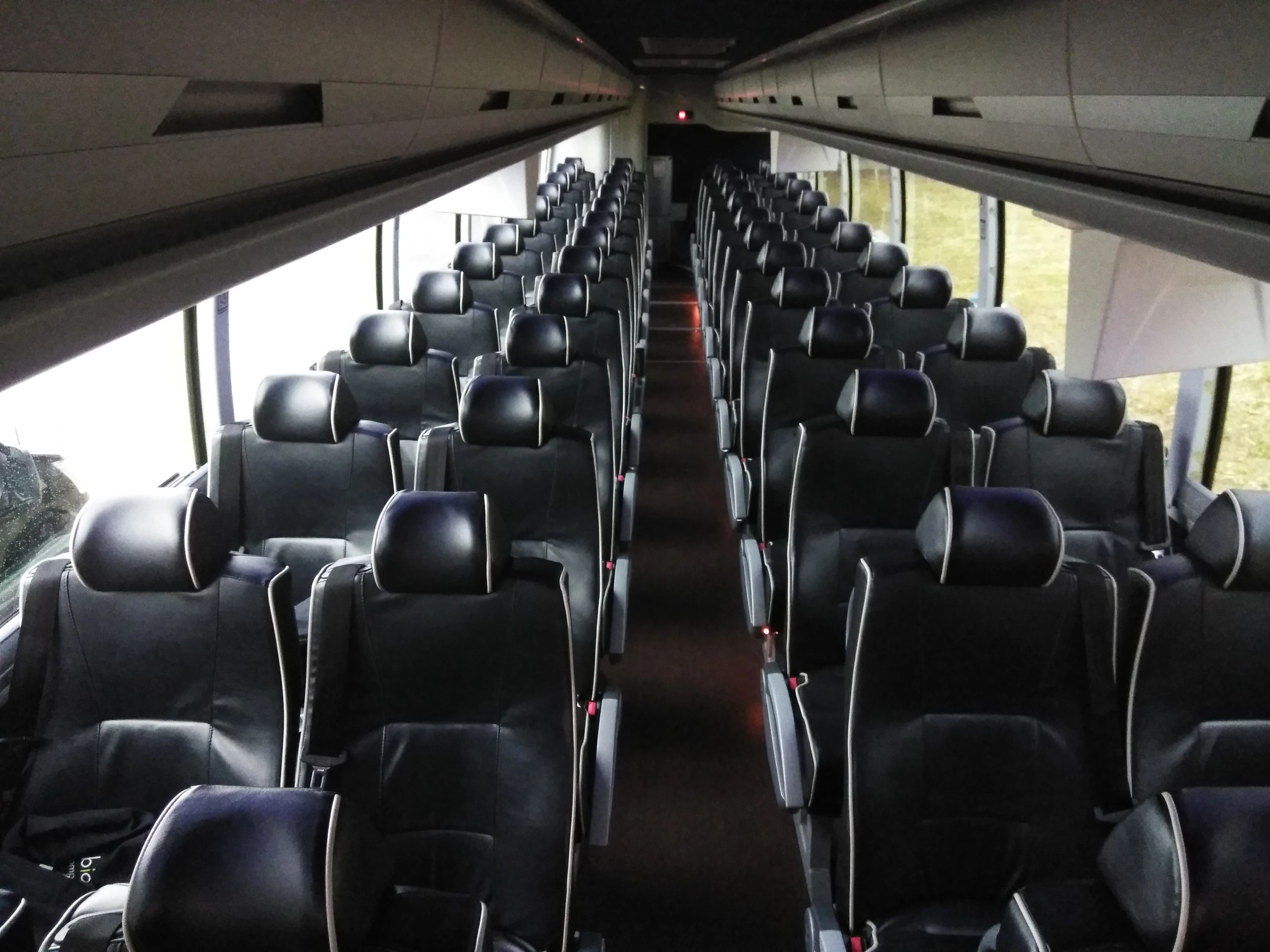 56 Passenger Coach Bus, Charter Bus Transportation Service in Houston, Texas.