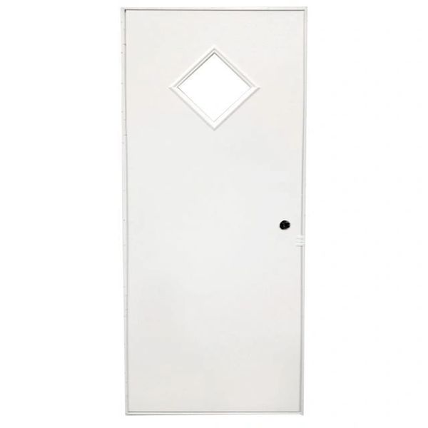 OutSwing Exterior Door With Diamond Window