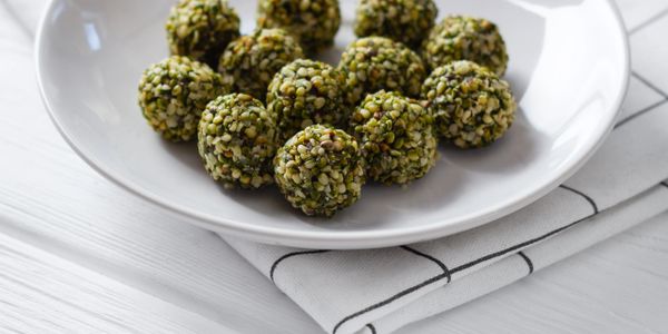 Green CBD Energy Balls