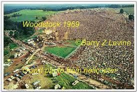 Colored Poster 12" X 18" Woodstock Aerial, FREE, plus $9.95 shipping & handling with the Woodstock Story Book purchase (no printing on poster)