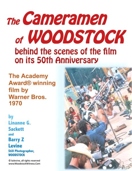 The Camermen of Woodstock eBook - available on Amazon - a look behind the scenes of the film