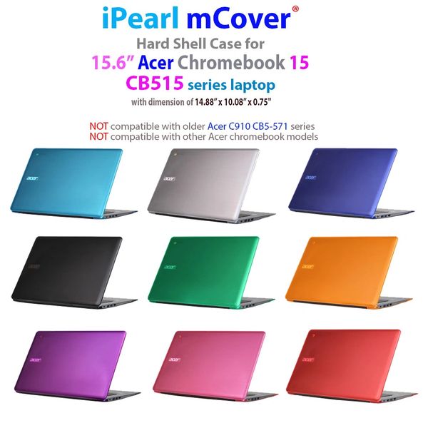 mCover Hard Shell Case ONLY for Acer Chromebook 15 CB515 series 15.6-Inch Notebook ( **NOT For any other Acer 15" chromebook**)