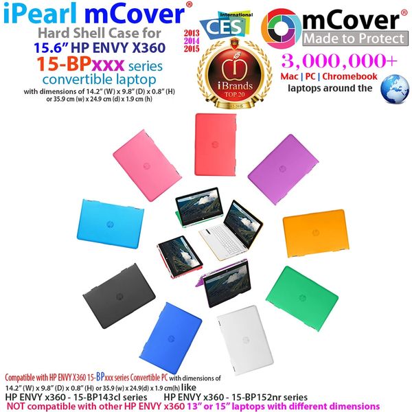 Ipearl mcover hard shell case for 15.6 outlet hp