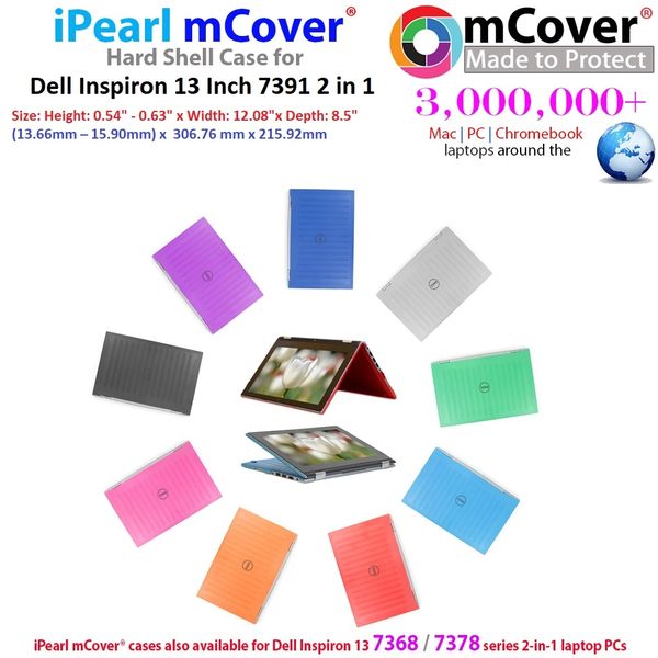 mCover Hard Shell Case for 13.3" Dell Inspiron 13 7391 Series 2-in-1 Convertible Laptop (**Not for other Dell Inspiron 13" 7000 series model**)