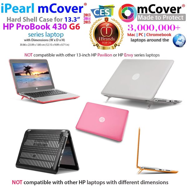 mCover Hard Shell Case for 13.3" HP ProBook 430 G4/G5/G6/G7/G8 Series Notebook PC