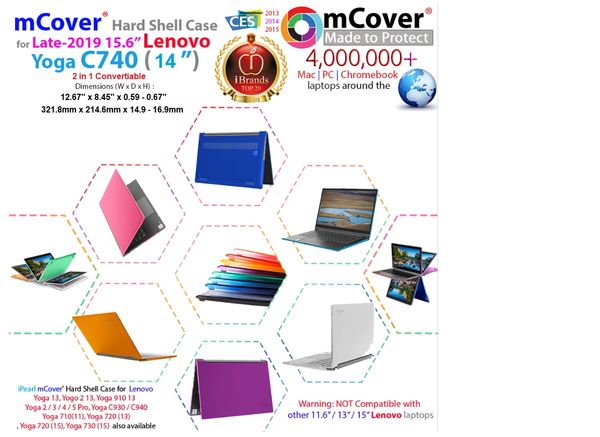 mCover Hard Shell Case for Lenovo YOGA 740 14-Inch Convertible Touchscreen Notebook