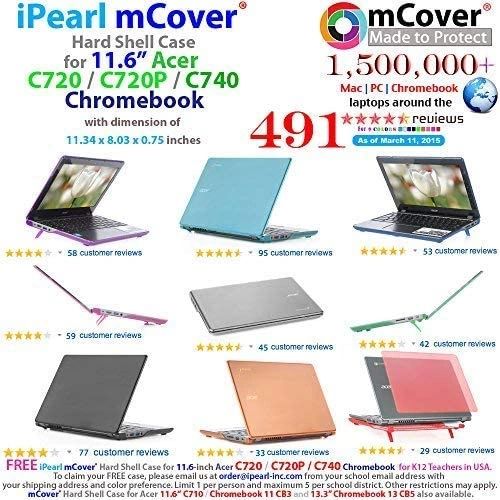 mCover Hard Shell Case for 11.6" Acer C720 or C730 series ChromeBook Laptop