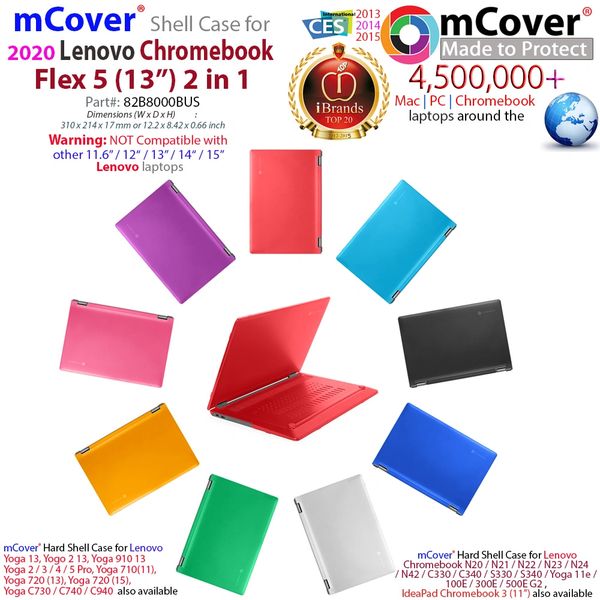 mCover Hard Shell Case for 2020 Lenovo Chromebook Flex 5 13