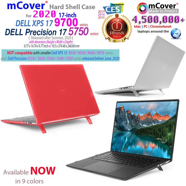 mCover Hard Shell CASE Compatible with17-inch Dell XPS 17 9700 or Dell Precision 5750 Series Laptop Computer