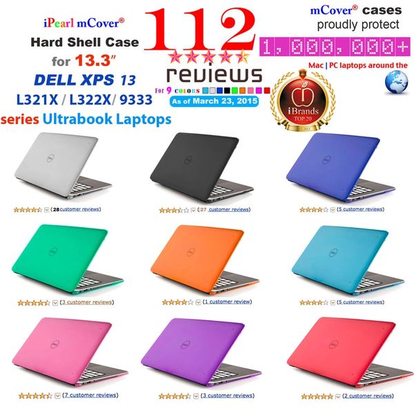 mCover Hard Shell Case for 13.3" Dell XPS 13 L321X / L322X / 9333 model (released before Jan. 2015) Ultrabook laptop