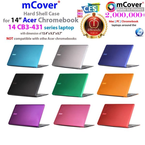 mCover Hard Shell Case for 14" Acer Chromebook 14 CB3-431 series Laptop (Model:CB3-431)