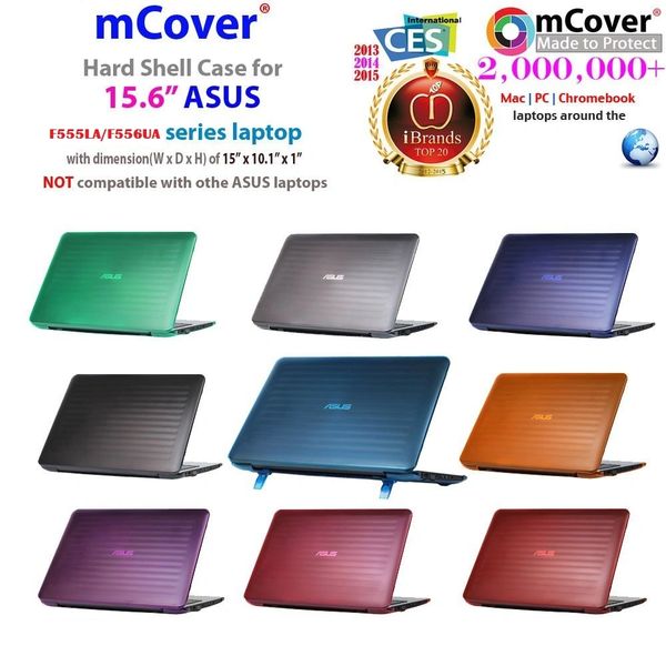 mCover Clear Hard Shell Case ONLY for NEW 2016 15.6" ASUS F555LA / F556UA series laptop