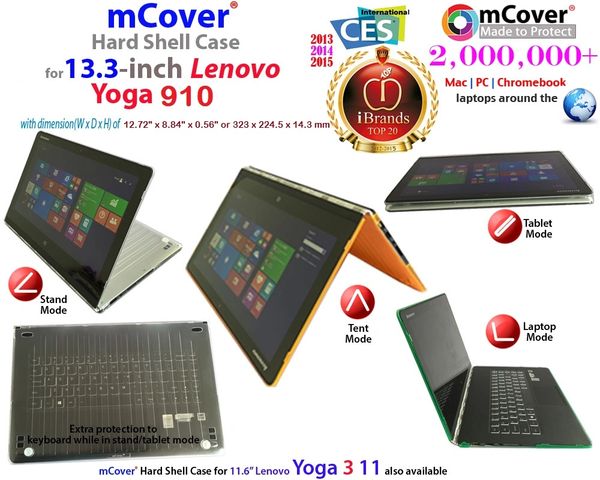 mCover Hard Shell Case for Lenovo YOGA 910 13.9-inch laptop