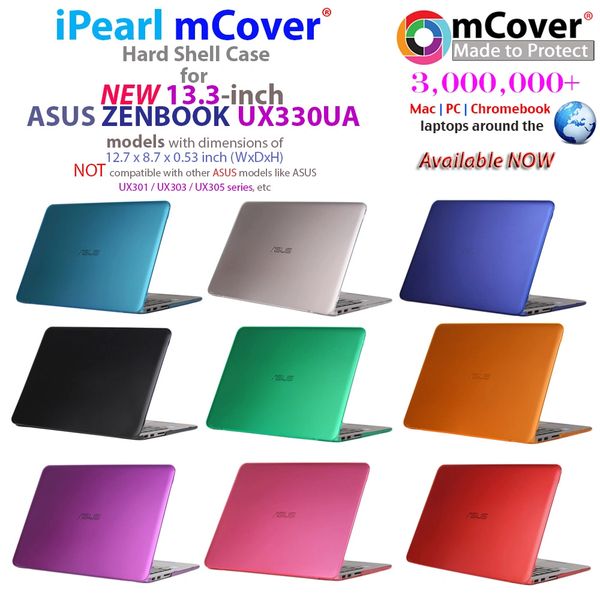 mCover Hard Shell Case for NEW 13.3-inch ASUS ZENBOOK UX330UA