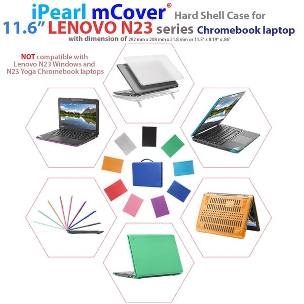 mCover Hard Shell Case for 11.6-inch Lenovo N23 series Chromebook