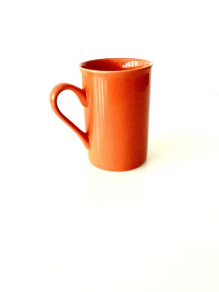 Bistro Style Tea Cup (Orange)