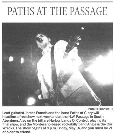 Paths of Glory James Francis The Daily World