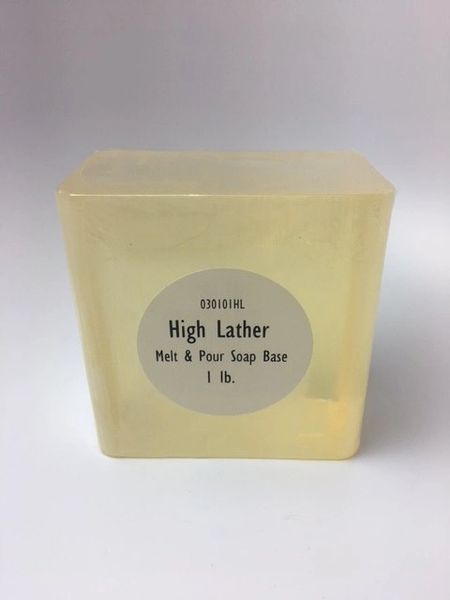 High Lather Melt & Pour Soap Base