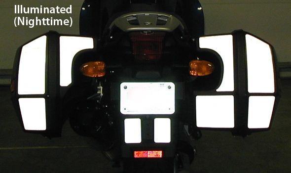 RK-3 BMW Motorcycle Reflective Kit: -- -- Fits the K1200RS and K1200GT (2005 & prior)