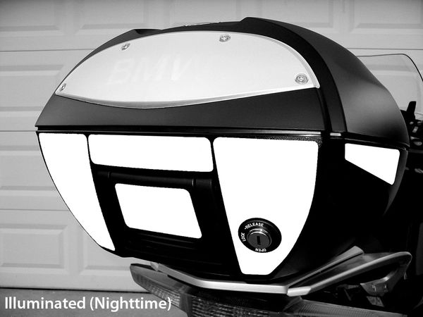 RK-16 BMW Motorcycle Reflective Kit: -- -- Fits the rear and sides of the BMW 28-Liter topcase/trunk