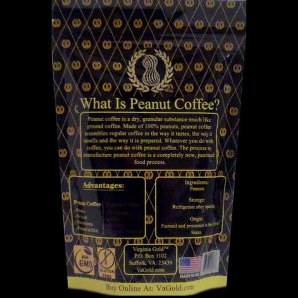 Caffeinated Peanut Coffee Virginia Gold Peanut Coffee