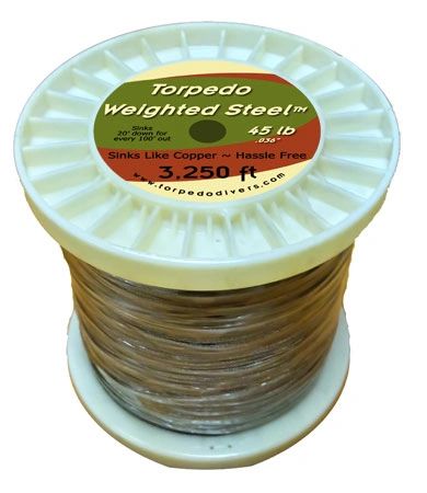 Weighted Steel 45lb Bulk Spool - 3,250 ft