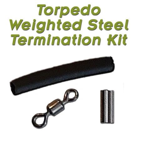 Weighted Steel Termination Kit Blood Run Fishing
