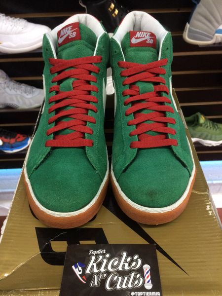 nike sb blazer pine green