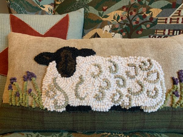 lavender lamb pillow pet