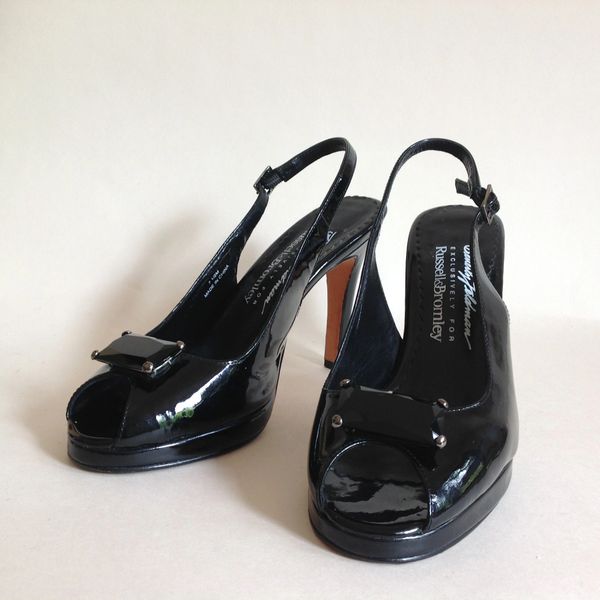 Russell & Bromley Beverly Feldman 'Swanky'Black Patent Leather ...