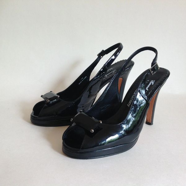 Russell & Bromley Beverly Feldman 'Swanky'Black Patent Leather ...