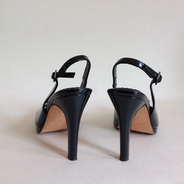 Russell & Bromley Beverly Feldman 'Swanky'Black Patent Leather ...