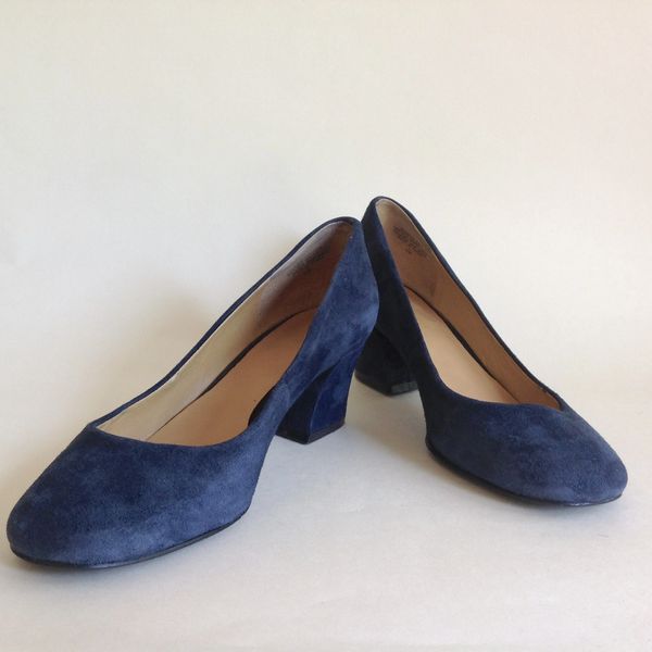 Nine west best sale navy court shoes