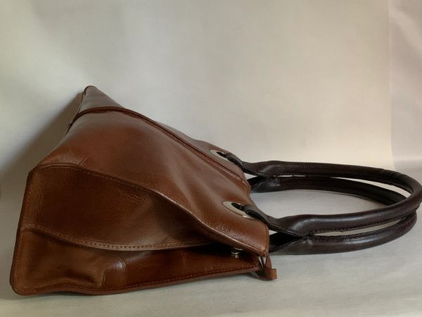 clarks silver leather handbag