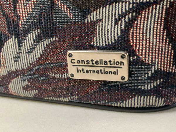 Constellation Vintage 1980s Tapestry Travel Vanity Case With Black Fabric Lining. | Vintage ...