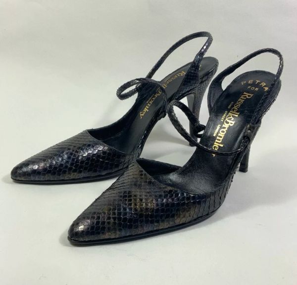 Russell and bromley snakeskin hot sale shoes